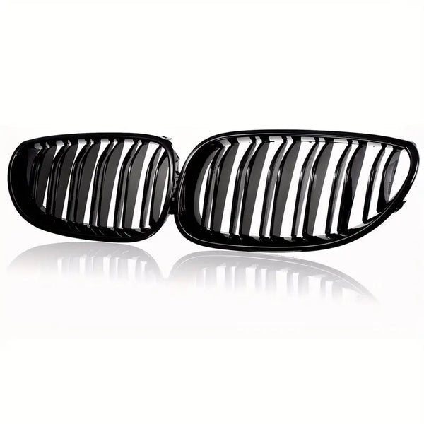BMW E60/E61 M5 Njurgaller – Glanssvart Dubbel Lamell Grill 2003–2010 - Carlevel
