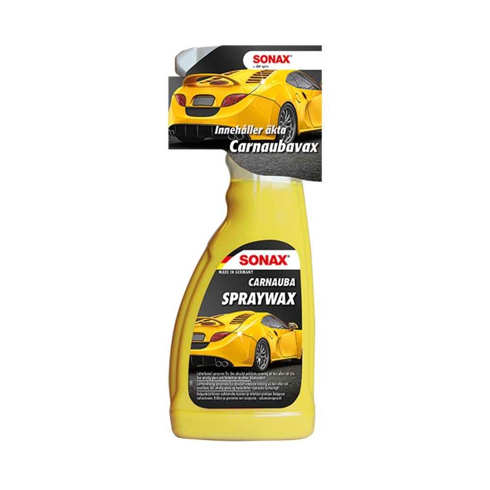 Sonax Carnauba Spraywax 500ml – sprayvax med carnaubavax - Carlevel - Bilvård > Lackskydd och försegling