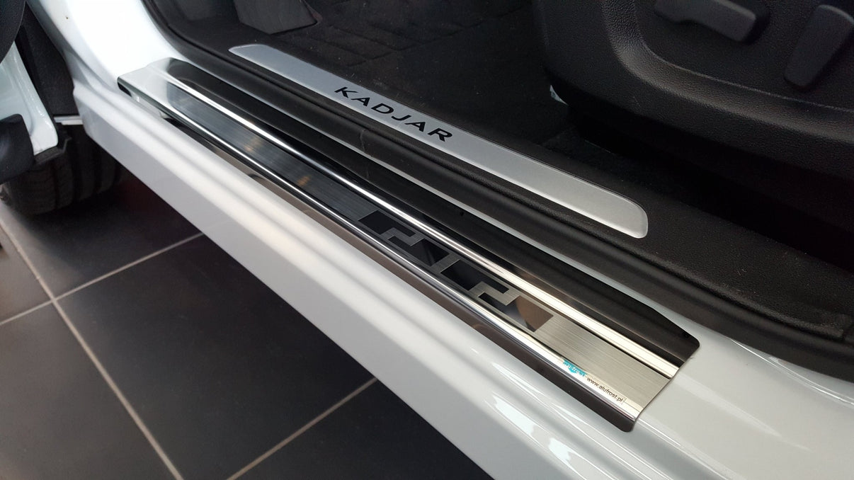 Tröskelskydd rostfritt stål Renault Kadjar 2015–2022 - Carlevel -