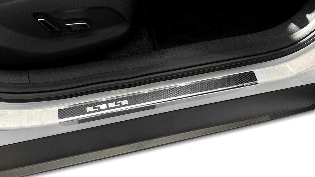 Tröskelskydd stål/kolfiber BYD Dolphin 2024+ - Carlevel -