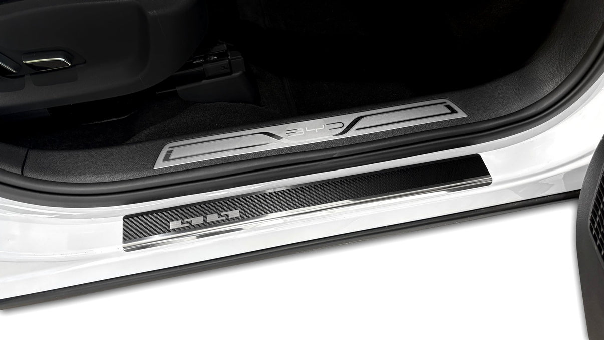 Tröskelskydd stål/kolfiber BYD Seal U DM - i 2024+ - Carlevel -