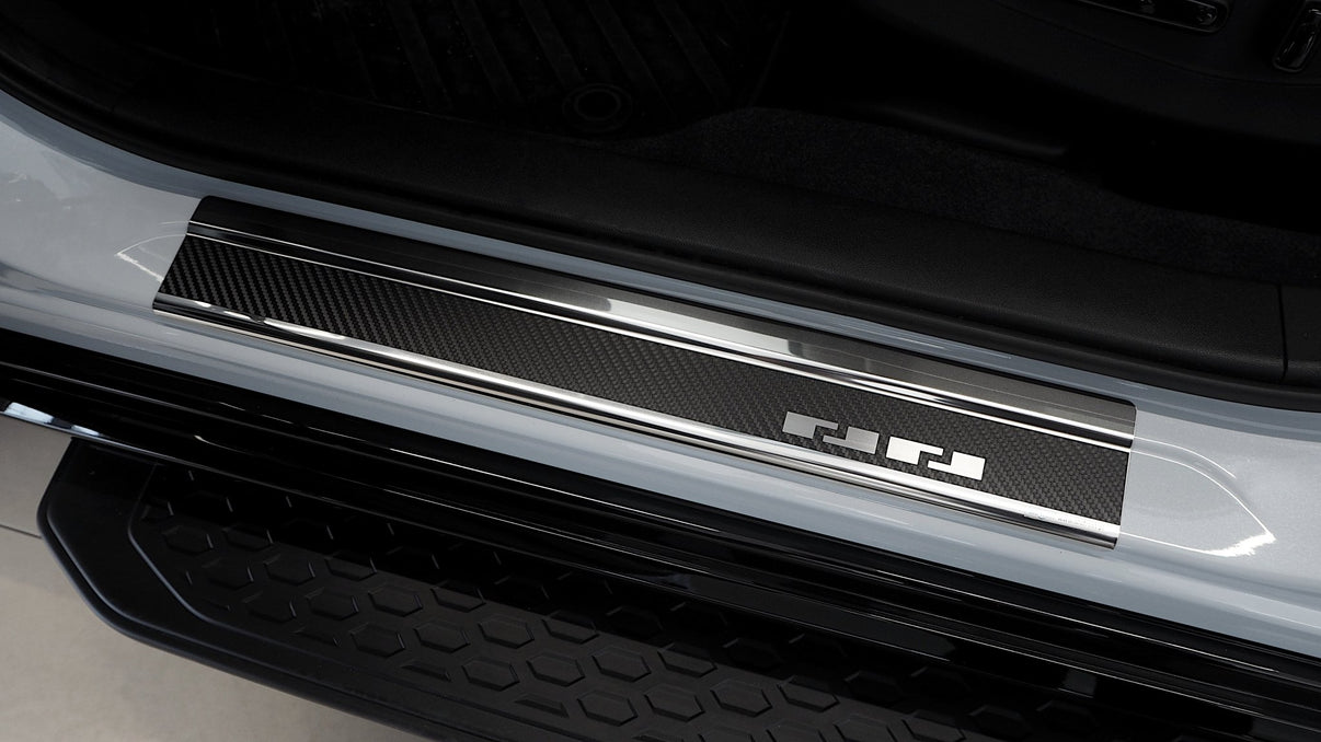 Tröskelskydd stål/kolfiber Honda ZR - V 2023+ - Carlevel -