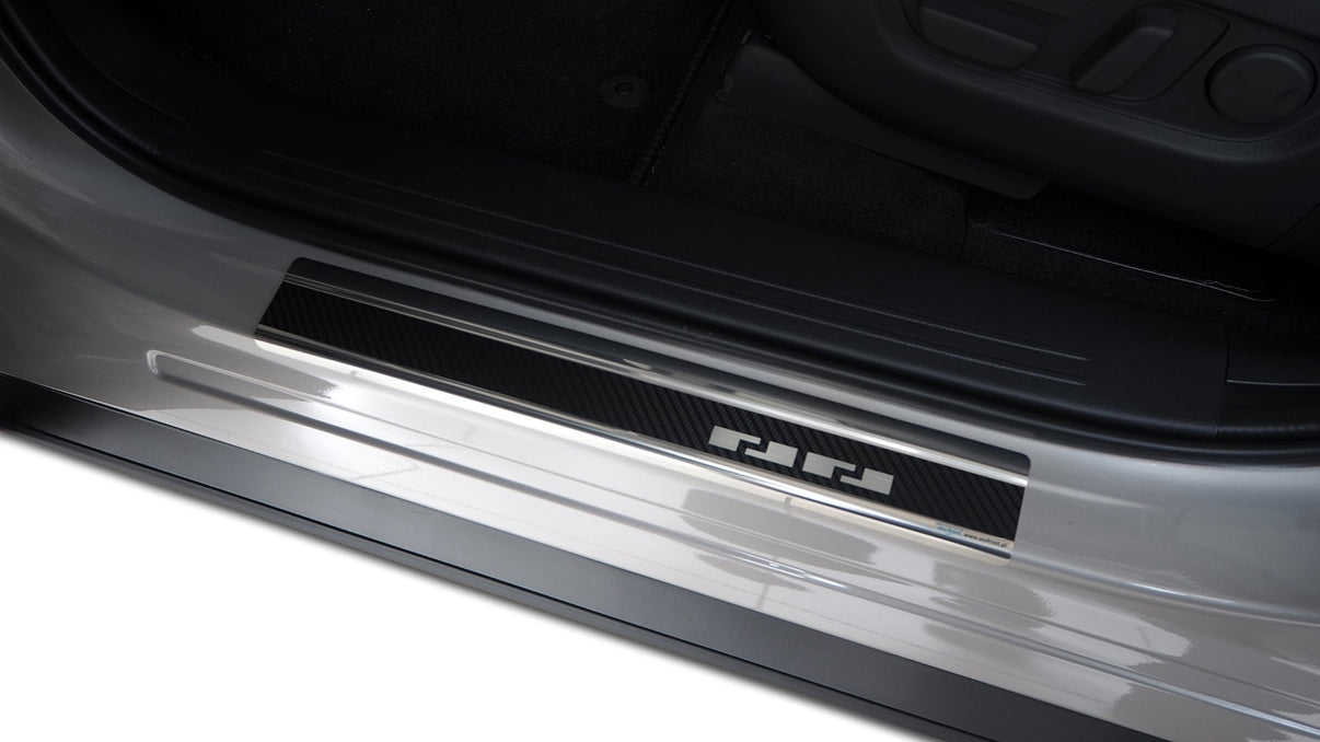 Tröskelskydd stål/kolfiber Mazda CX - 60 2022+ - Carlevel -