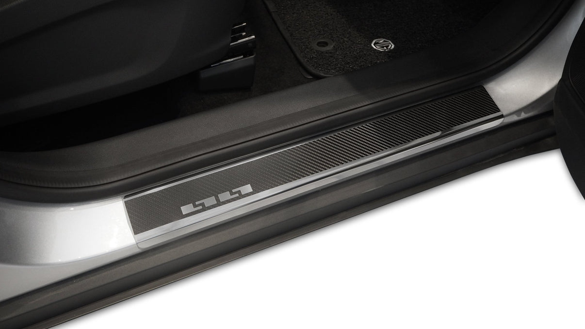 Tröskelskydd stål/kolfiber MG ZS I 2023–2024 - Carlevel -