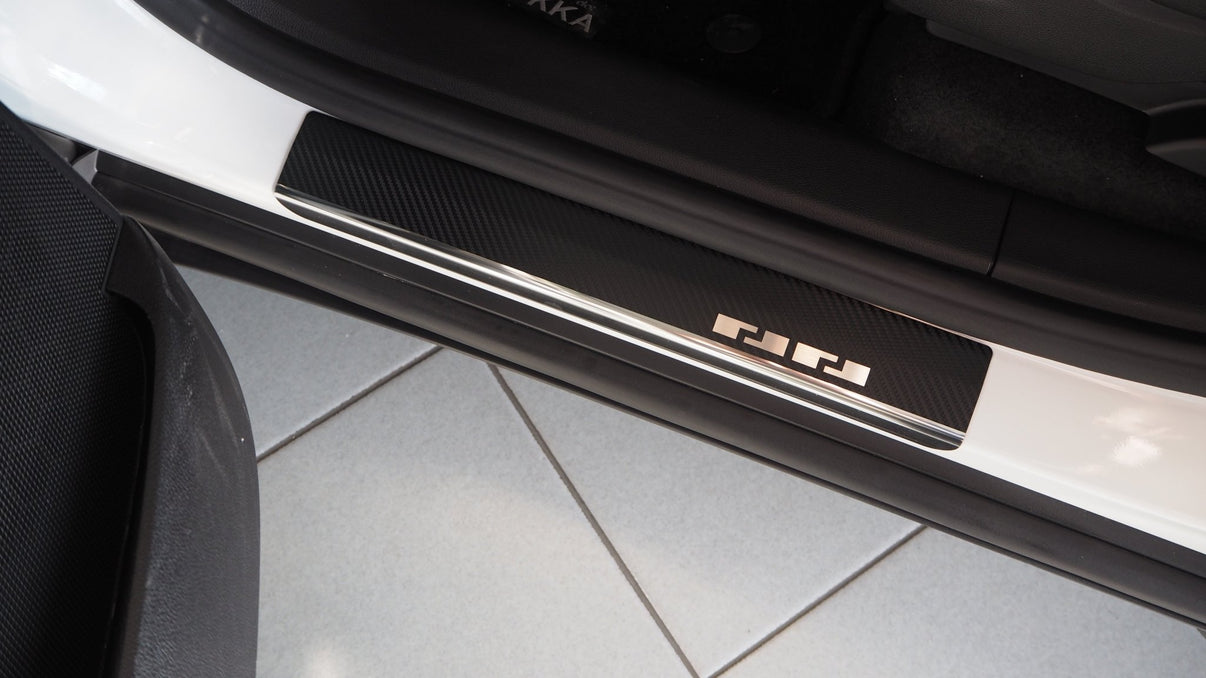 Tröskelskydd stål/kolfiber Opel Mokka/Mokka X/Chevrolet Trax - Carlevel -