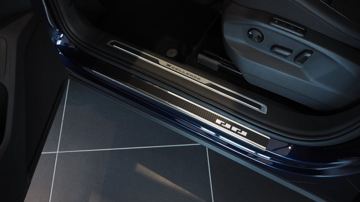 Tröskelskydd stål/kolfiber Tarraco 2018–2024 - Carlevel -