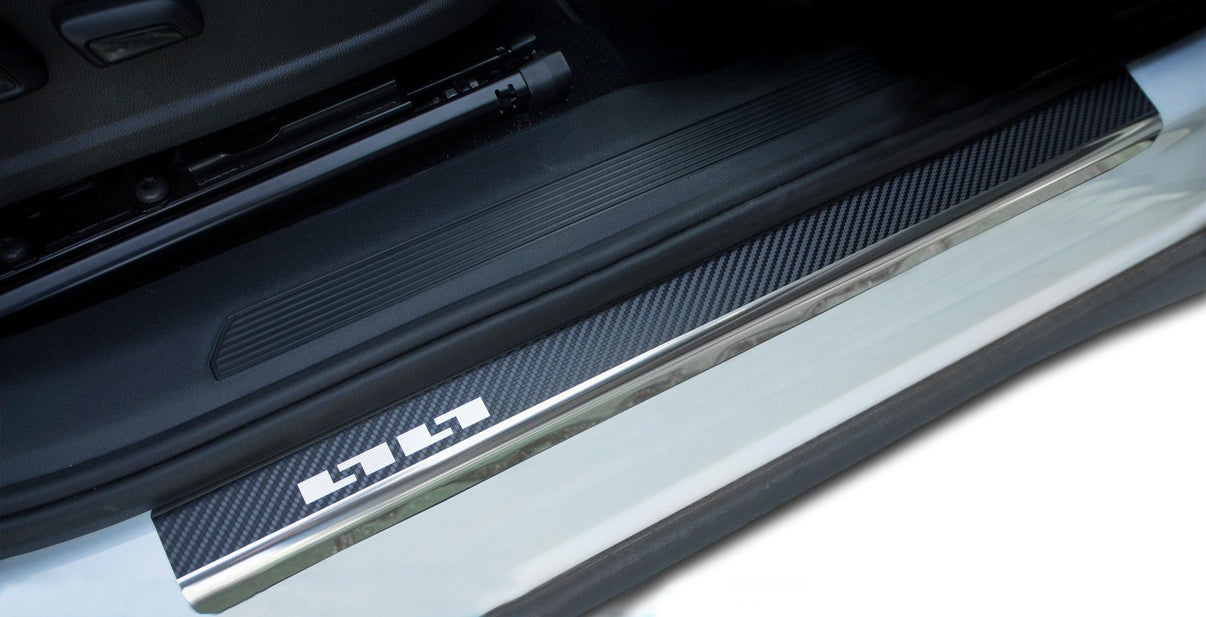 Tröskelskydd stål/kolfiber VW ID.4 2020+ - Carlevel -