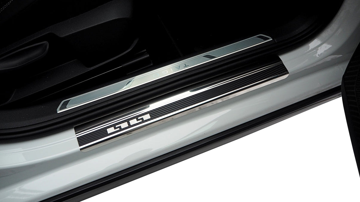 Tröskelskydd stål/kolfiber VW Taigo 2022+ - Carlevel -