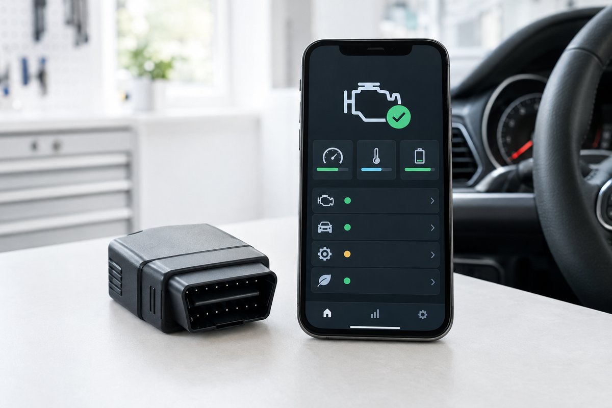 Felkodsläsare till bil – OBD2-guide för iPhone och Android