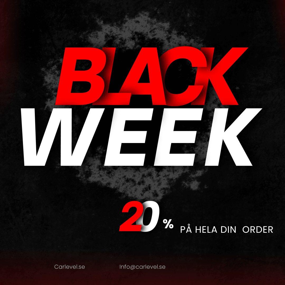 Black Week är här – Fynda med 20% rabatt och fri frakt över 599 kr! 🖤 - Carlevel AB