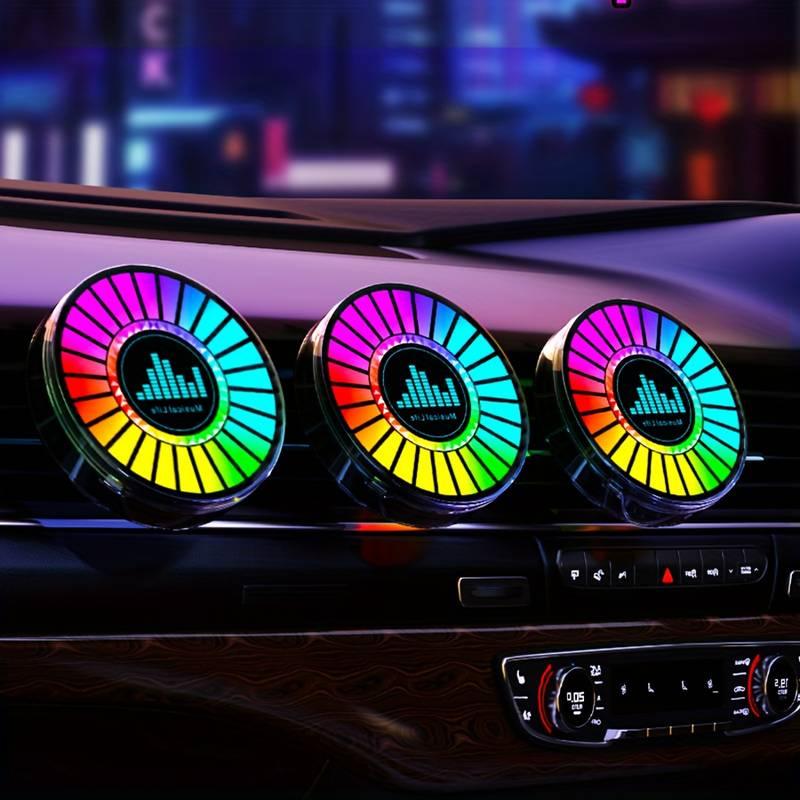 RGB LED-ljus & Bilparfym med Musikrytm – Skapa Stämning och Fräsch Doft i Bilen - Carlevel AB