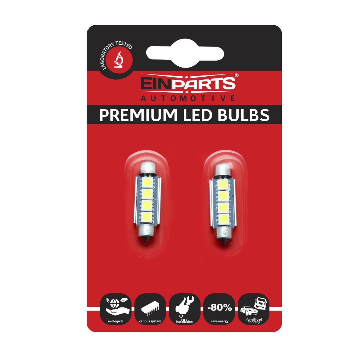 C10W LED-spollampor till bil