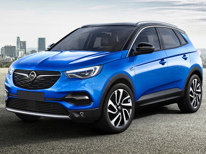 Lastskydd Opel Grandland X/ Hybrid 2017–2021 – Silver satin – detaljbild 3