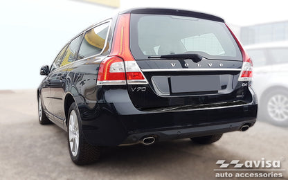 Lastskydd Volvo V70 III facelift 2014–2016 – Spegelblank svart – detaljbild 2