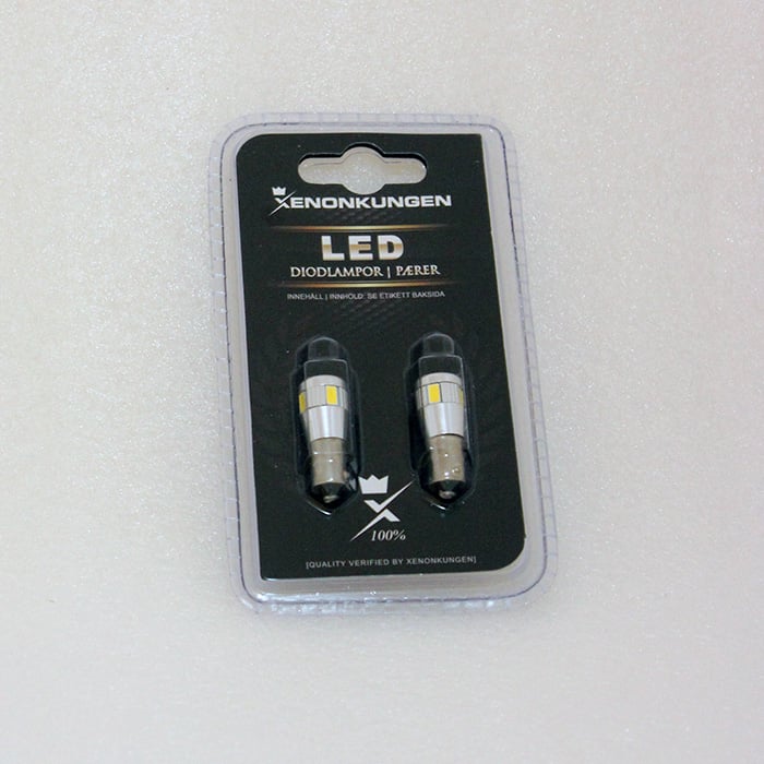10 – Pack BAX9S – H6W LED 12V - Carlevel AB - Fordon och delar > Fordonsdelar > Belysning