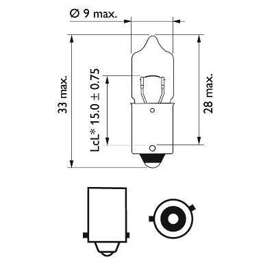 10 – Pack BAX9S – H6W LED 12V - Carlevel AB - Fordon och delar > Fordonsdelar > Belysning