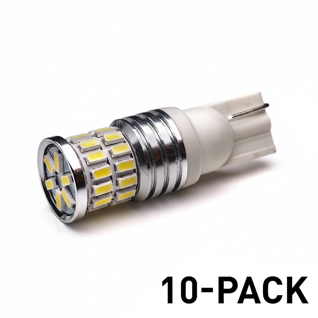 10 – Pack T10 – W5W 34SMD LED 6000K – 12V - Carlevel AB - Fordon och delar > Fordonsdelar > Belysning