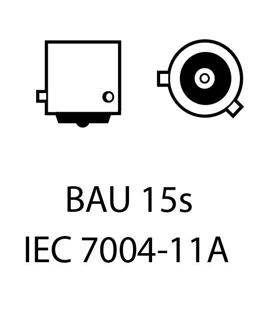 LED-lampa för bil – PY21W – BAU15S – 1700–1800K (Orange) – 135 LED – SMD 4014