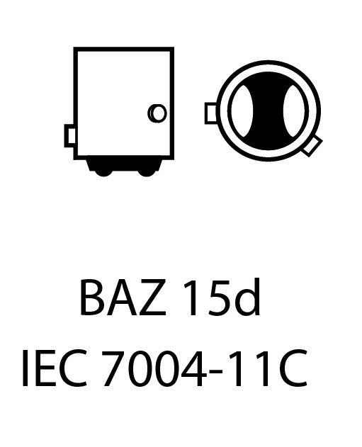 LED-lampa för bil – P21/4W – BAZ15d – 6000K – 30 LED – SMD 3020 – 2-pack