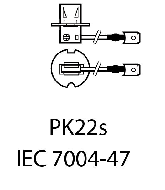 LED-konverteringssats – H3 – 6000K – 9V - 16V – PK22s – 2-pack