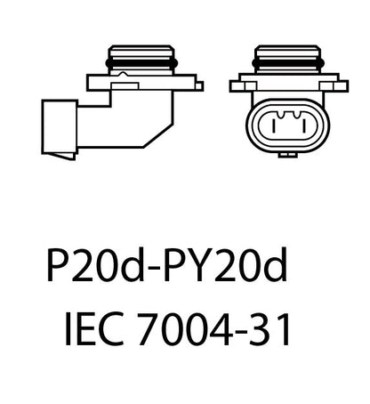 LED-konverteringssats – HB3 – 6000K – 9V - 32V – P20d-PY20d – 2-pack