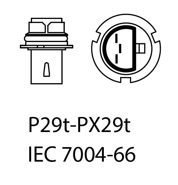 LED-konverteringssats – HB5 – 6000K – 9V - 32V – P29t-PX29t – 2-pack