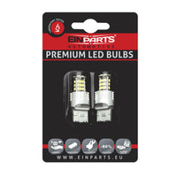 LED-lampa för bil – W2,1x9,5d1/5W – W3x16q – 6000K – 30 LED – SMD 3020 – 2-pack