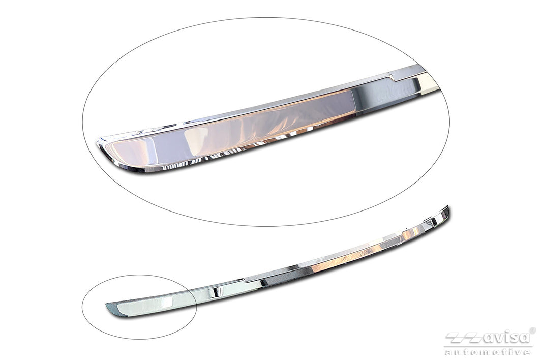 Bakluckelist Jaecoo J7 2023+ – Spegelpolerat silver