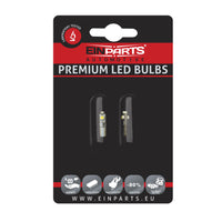 LED-lampa för bil – T5 – G9 – 6000K – 3 LED – SMD – 2-pack