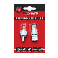 LED-lampa för bil – W2,1x9,5d1/5W – W3x16q – 6000K – 30 LED – SMD 3020 – 2-pack