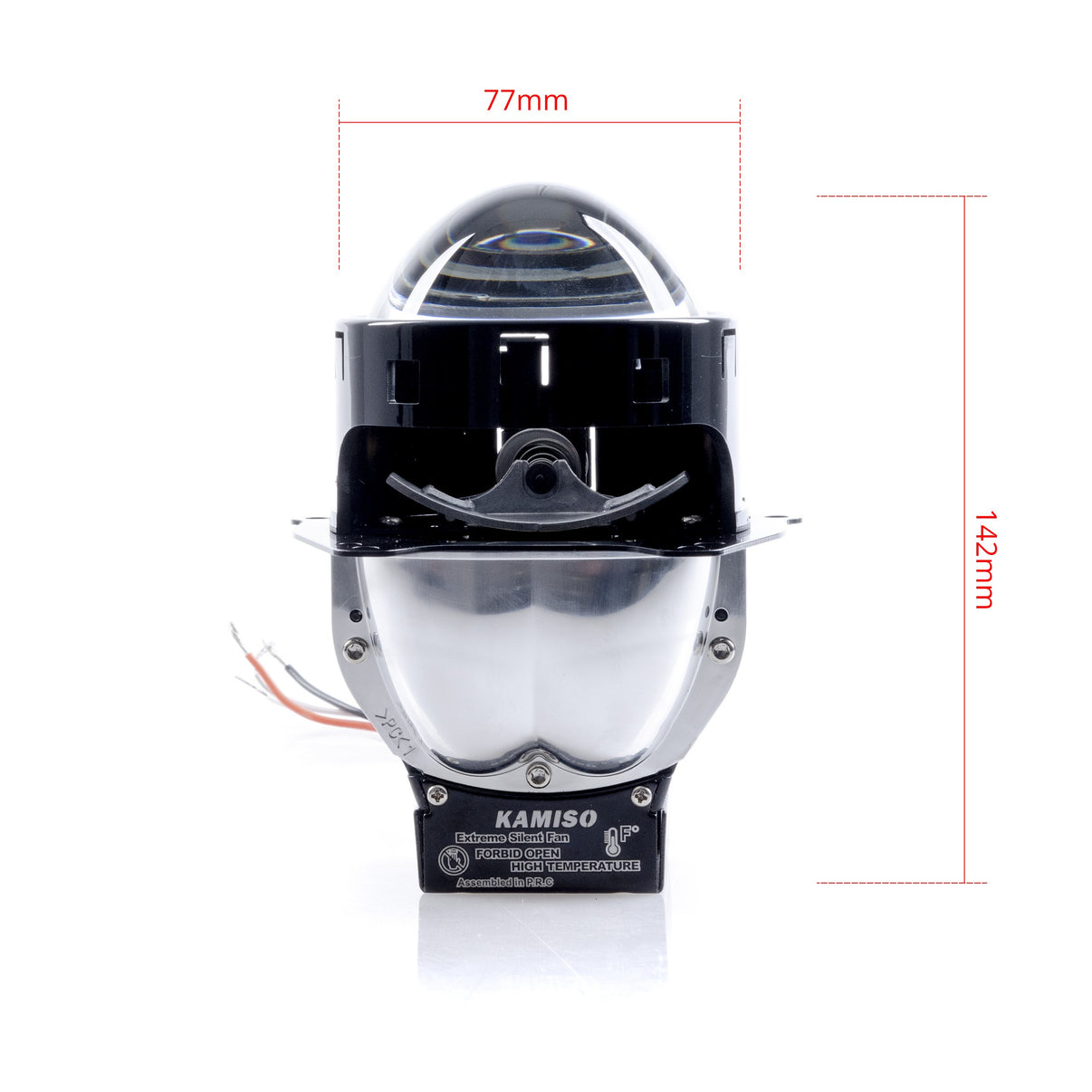 LED-projektorlins för strålkastare Alfa Romeo 146/147 m.fl. – 3" mm/ 142 mm