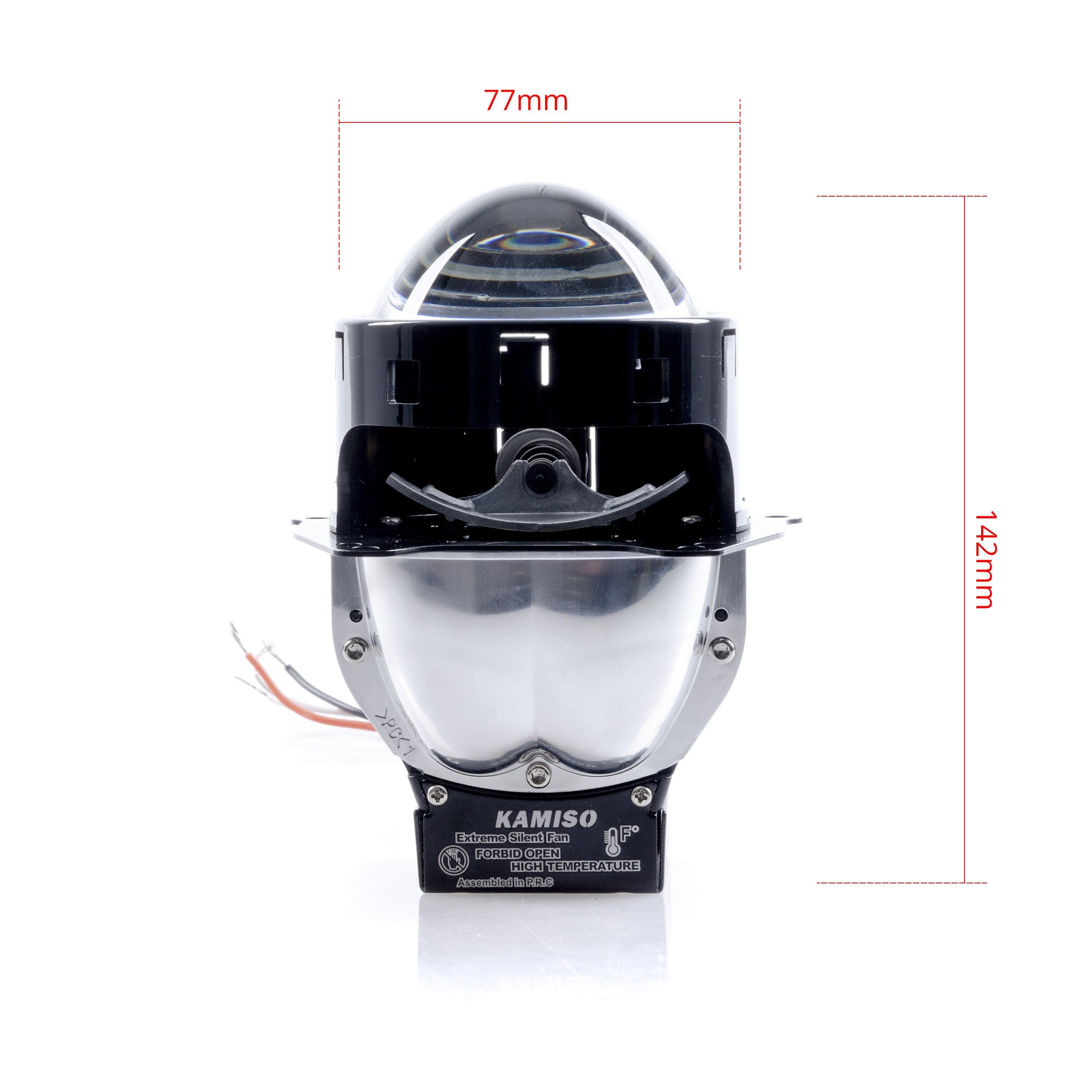 LED-projektorlins för strålkastare Alfa Romeo 146/147 m.fl. – 3" mm/ 142 mm