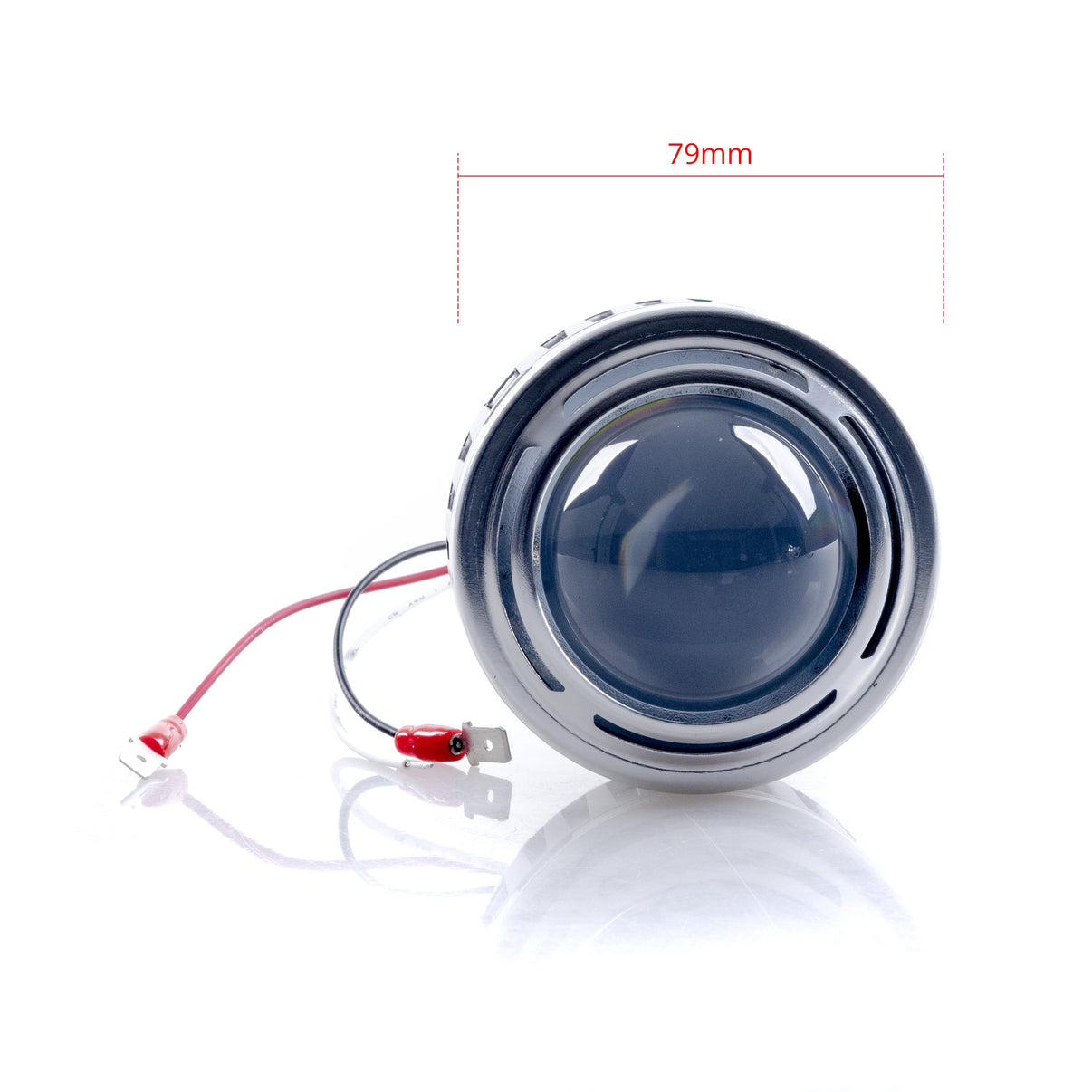 LED-projektorlins för strålkastare – 122 mm – 79 × 79 mm