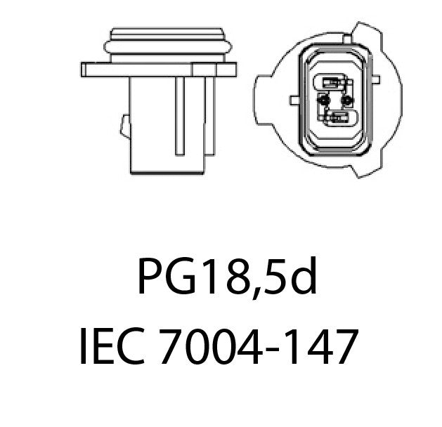LED-lampa för bil – P13W – PG18.5D-3 – 6000K – 1 LED – COB – 2-pack