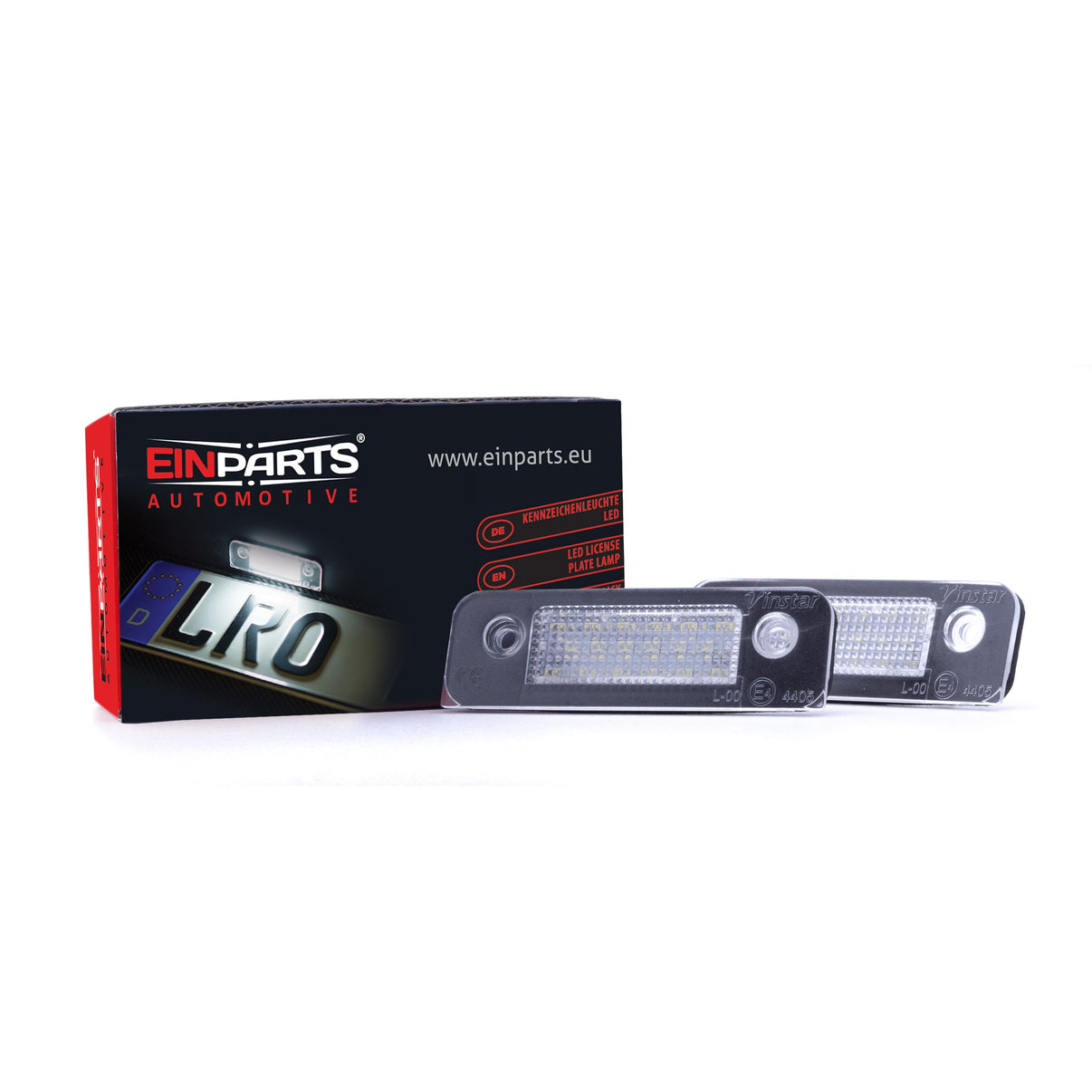 LED-skyltbelysning Ford Fiesta MK6/Fusion m.fl.