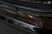 Lastskydd BMW X6 II F16 2014–2020 – Svart steel, Svart -Röd Kolfiber