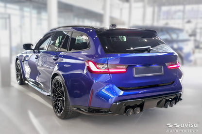 Bakluckelist BMW 3 (G21) VII Touring M-paket facelift 2022–2024 facelift 2024+/ 3 VII Touring ( G81 ) M Competition… – Spegelblank svart – detaljbild 2