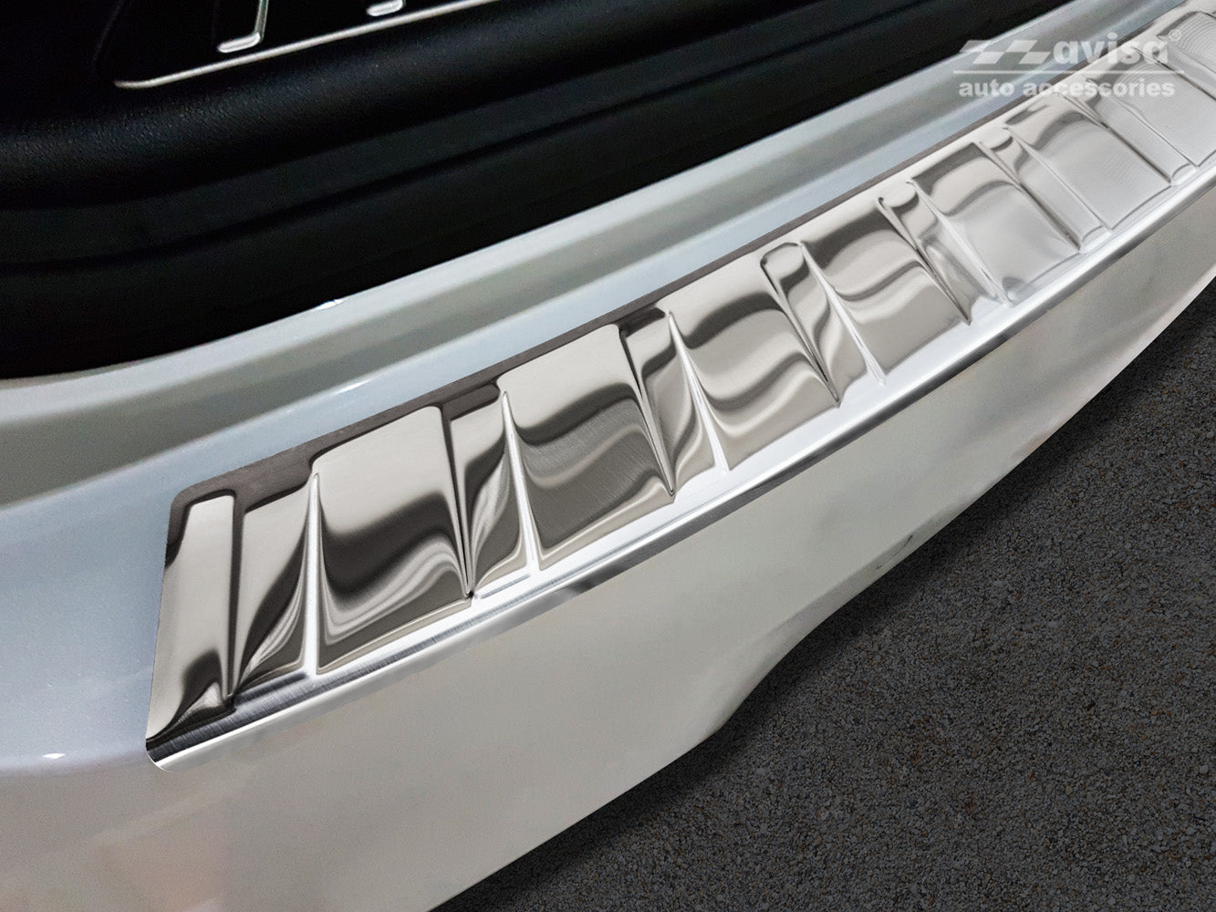 Lastskydd BMW X3 G01 (utan M-paket) 2017–2021, facelift 2021+ facelift 2021–2024 – Silver satin – detaljbild 2