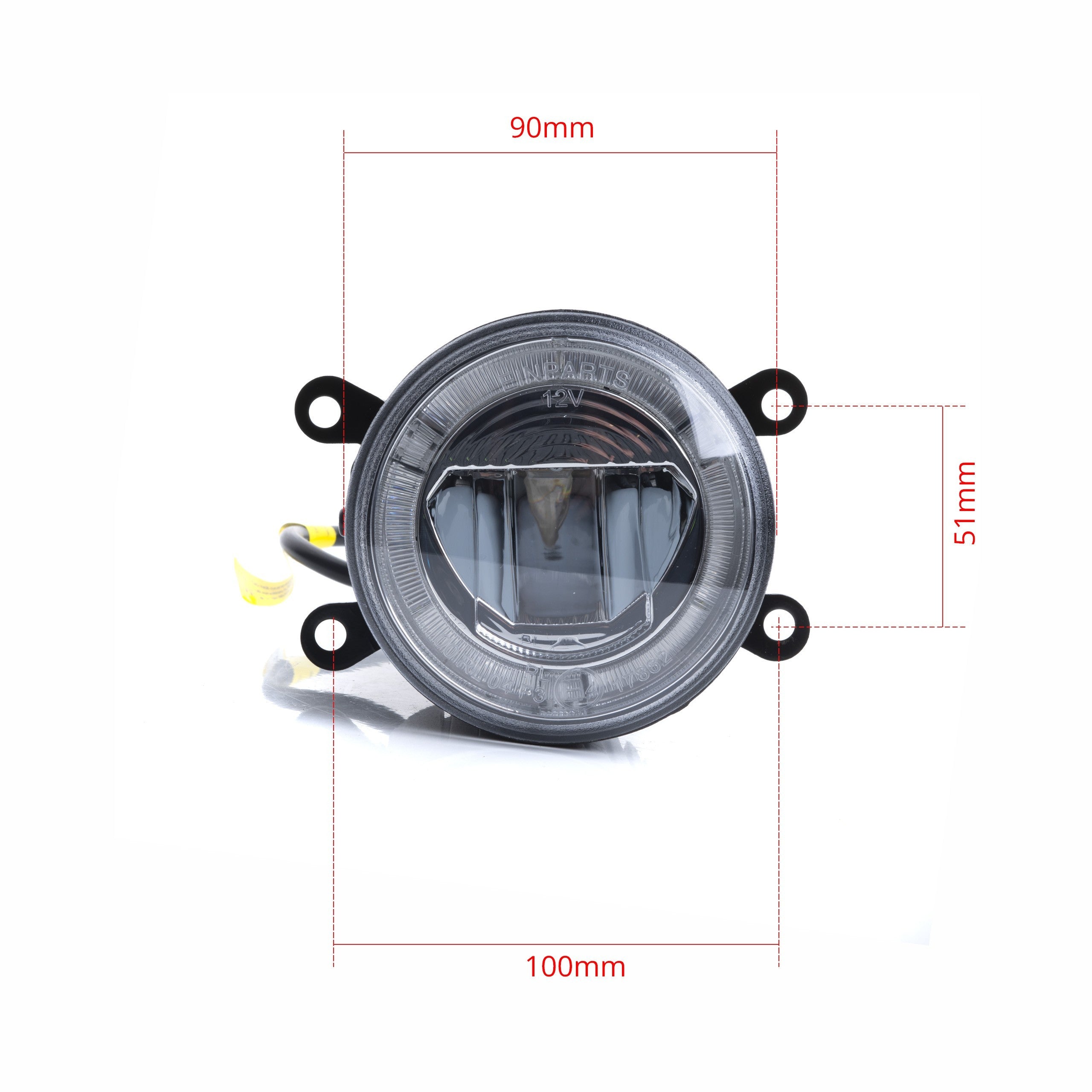 DRL- och dimljus – 6000K – 10 W – 9V - 16V