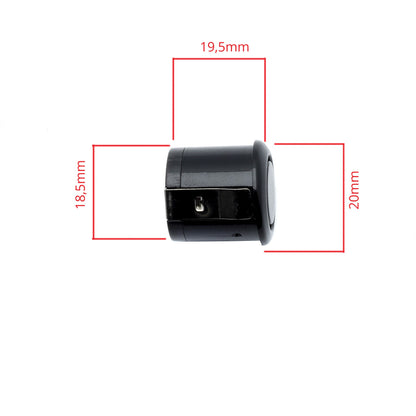 Parkeringssystem med kamera – Svart – 9V - 16V – ultraljudssensor