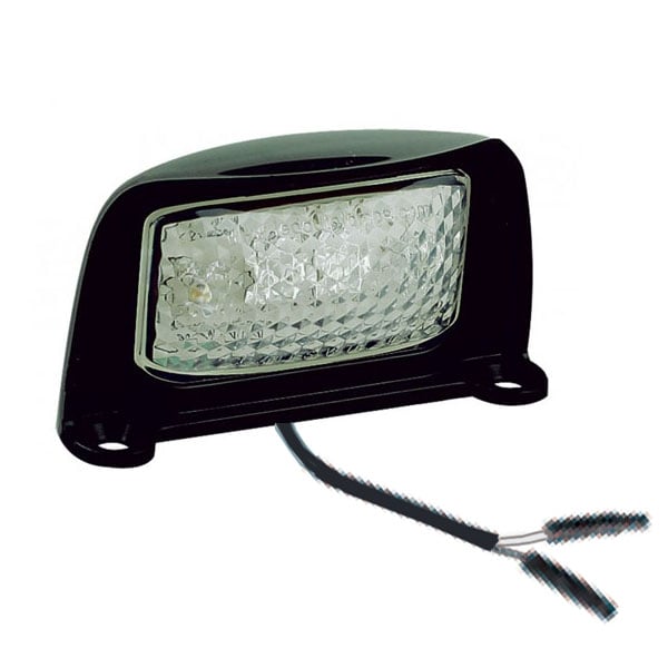 Skyltbelysning Svart 2PIN – produktbild framifrån | Xenonkungen