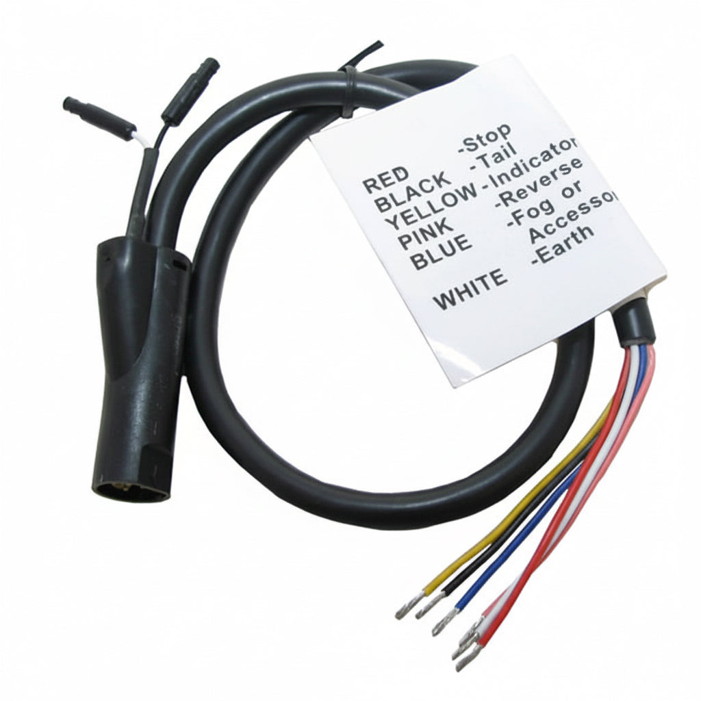 produktbild framifrån visande Lampkabel 0.6M 6PIN Vänster – LEA