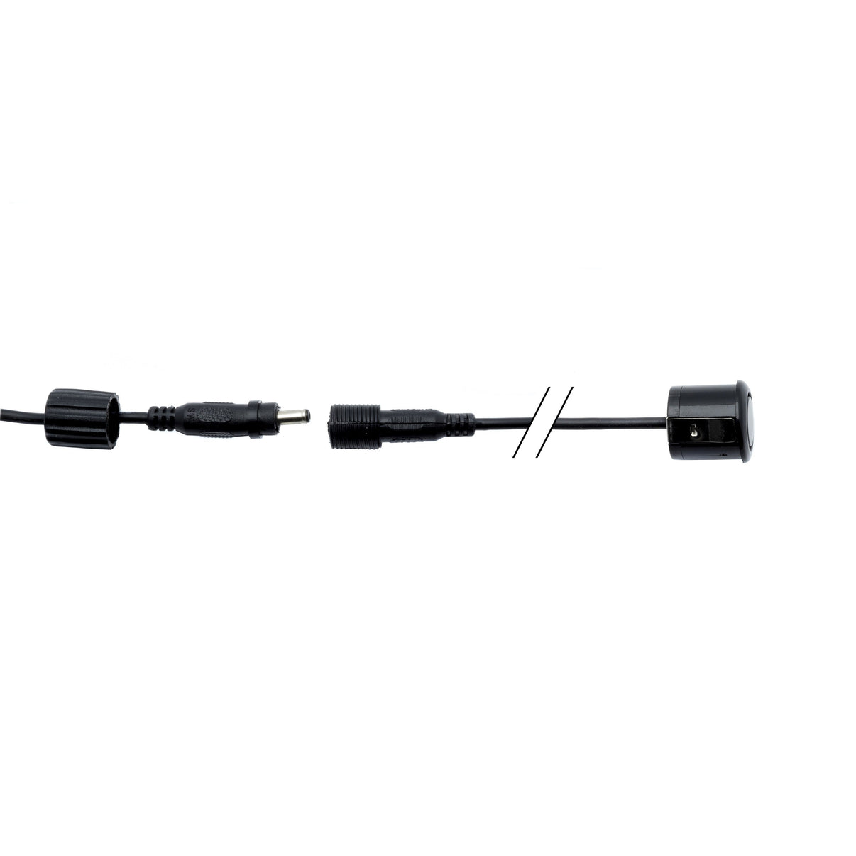 Parkeringssensor med display – Svart – ultraljudssensor – 4 sensorer – 4x 2,5 m