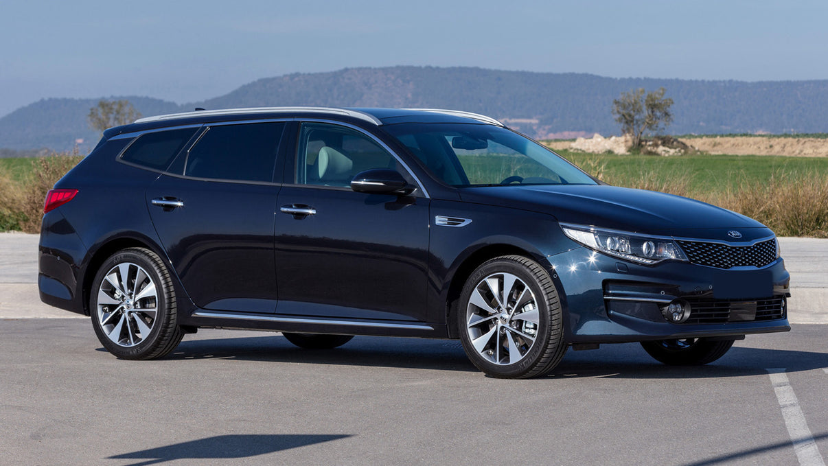 Lastskydd Kia Optima IV Kombi 2016–2018, facelift 2018+ – Svart – detaljbild 3