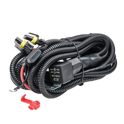Reläkabelsats 2st Extraljus 12V – 9006 – produktbild framifrån | Xenonkungen