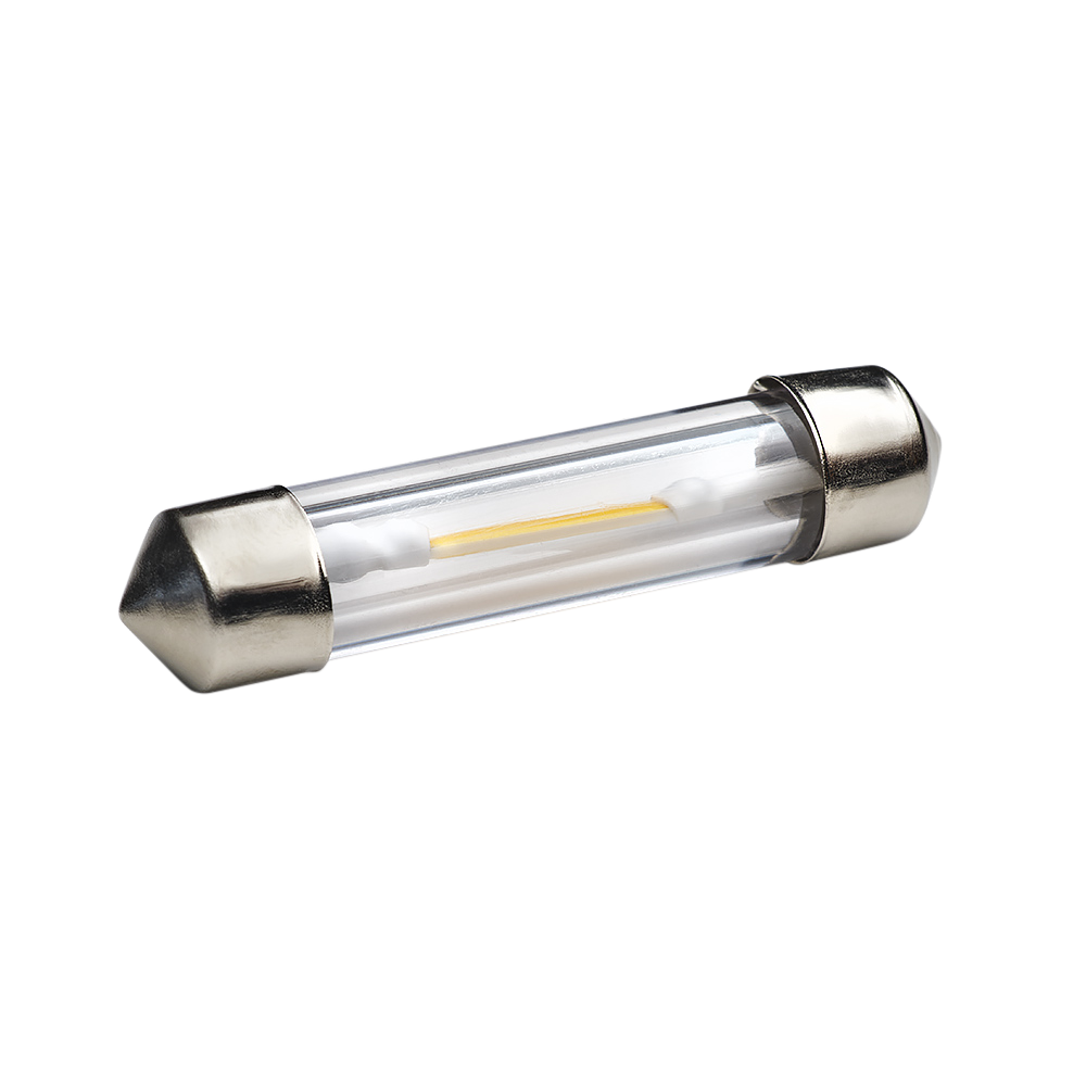 produktbild framifrån visande 41mm – C5W LED Filament – Carlevel