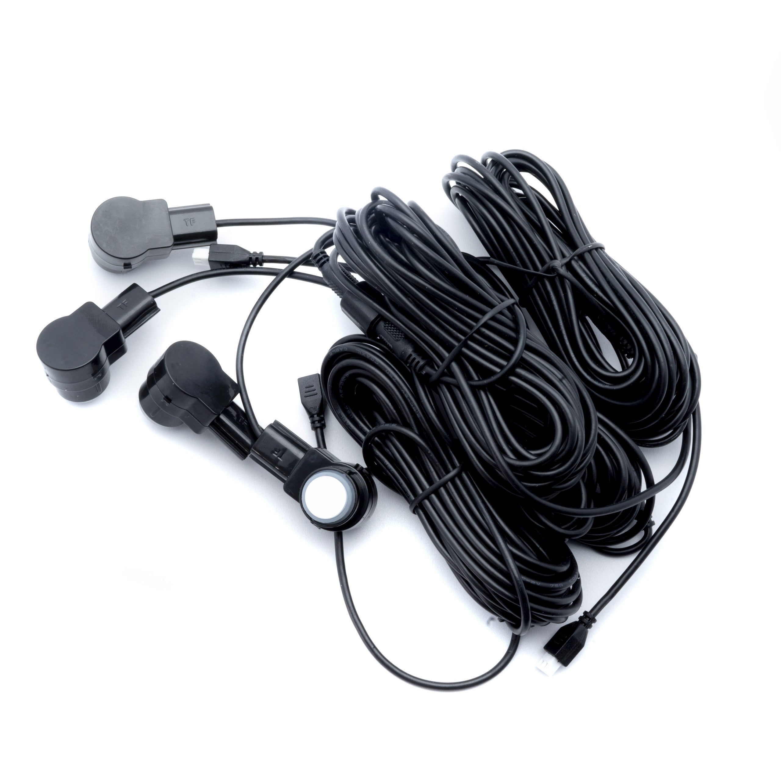 Parkeringssystem med kamera – Vit – 9V - 16V – ultraljudssensor