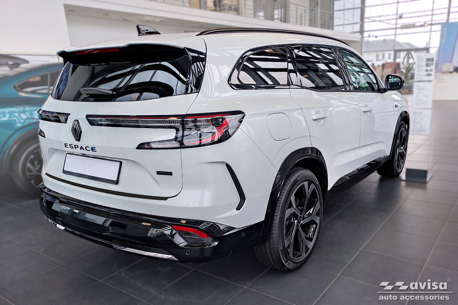 Lastskydd Black Mat Renault Espace VI E-Tech Full Hybrid 2023+ – Mattsvart – detaljbild 2