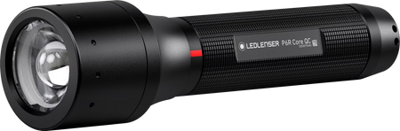 LEDLENSER P6R QC Black ES – produktbild framifrån | LEDLENSER