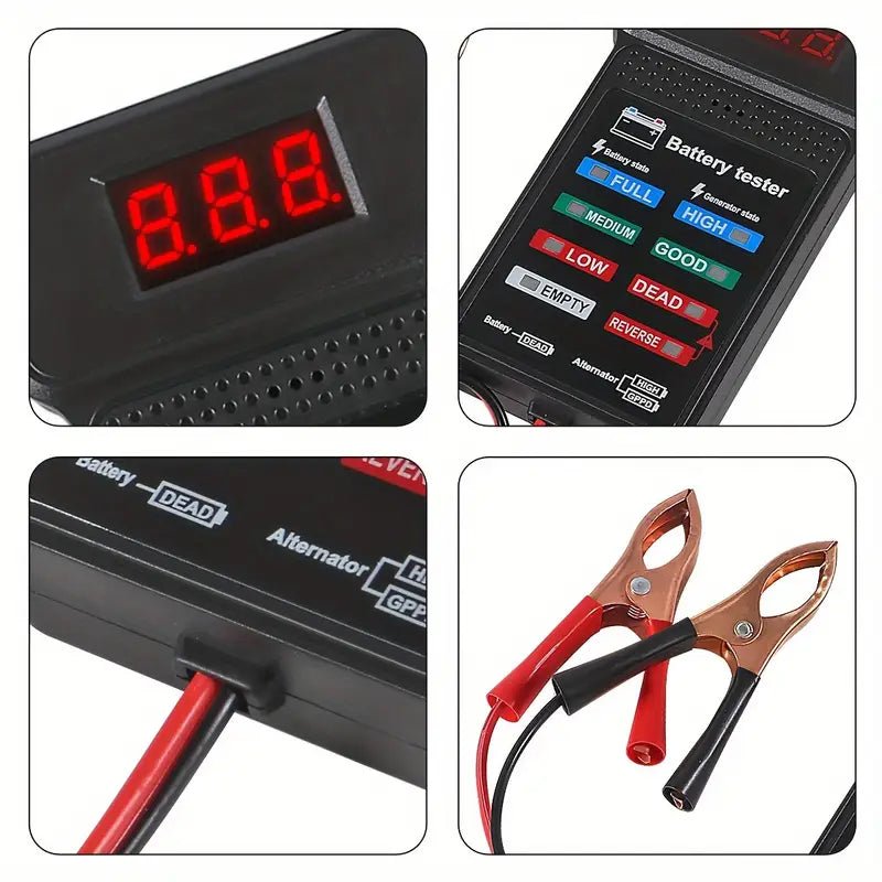 12V batteritestare med LED-display - Carlevel AB - Fordon och delar > Fordonstillbehör